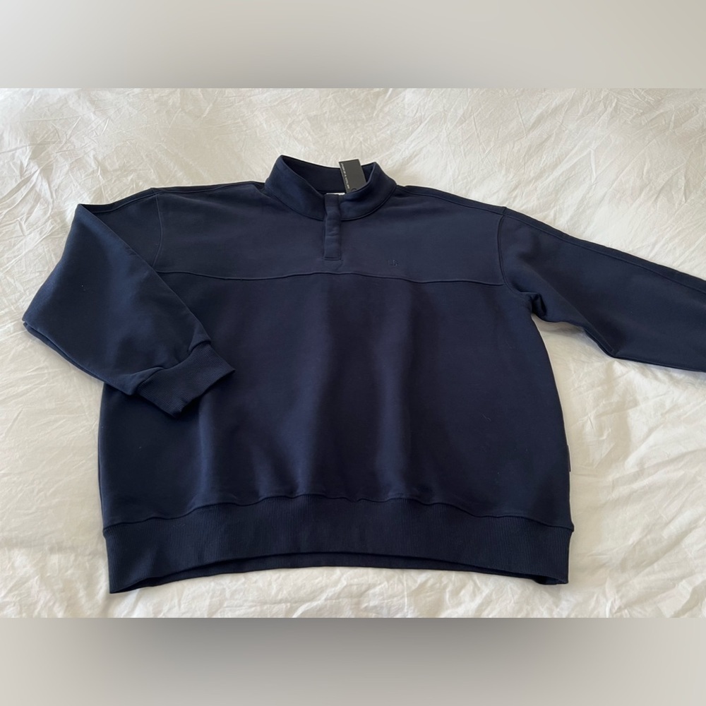 Little Bipsy | Women’s SZ XL | Navy Blue Fleece Sweatshirt | Cozy | NWT